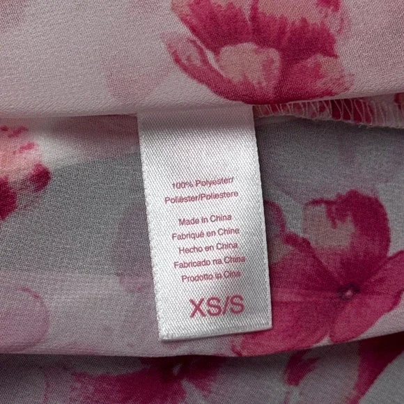 Oscar De La Renta Women's Pink Label‎ Floral Robe S/XS Sheer Bridal EUC Pinks - Picture 6 of 9